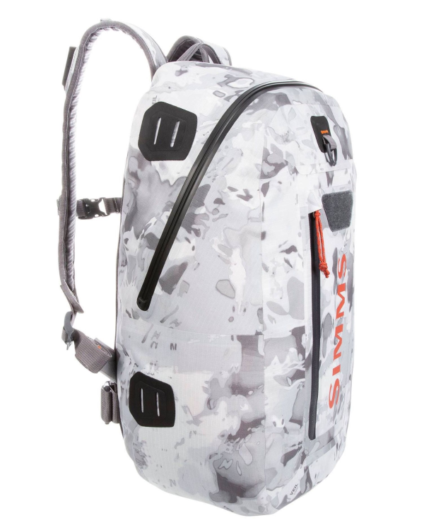 Simms Dry Creek Z Backpack Cloud Camo Grey Side Simms Dry Creek Z Backpack Cloud Camo Grey Side